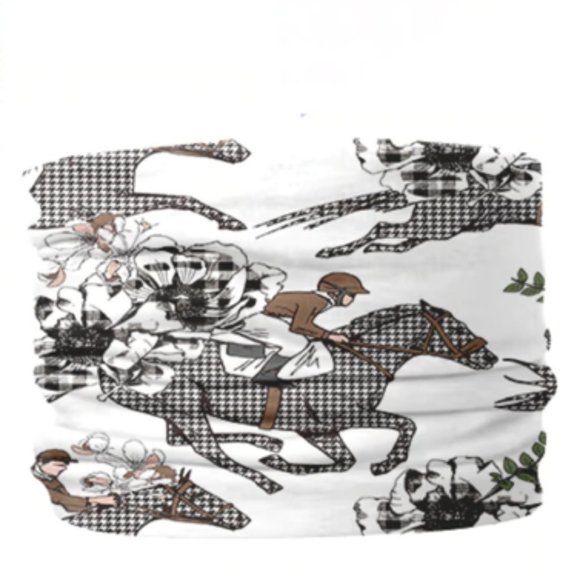 EQUESTRIAN Horse & Rider Face Mask Gaiter - Picture 2 of 12